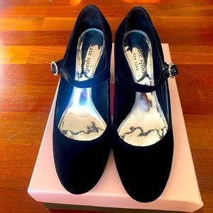 Kate Spade velvet Mary Janes “Marlene”